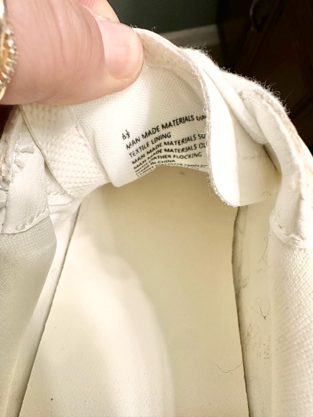 NWOT A NEW DAY Classic White Sneakers - Picture 5 of 5